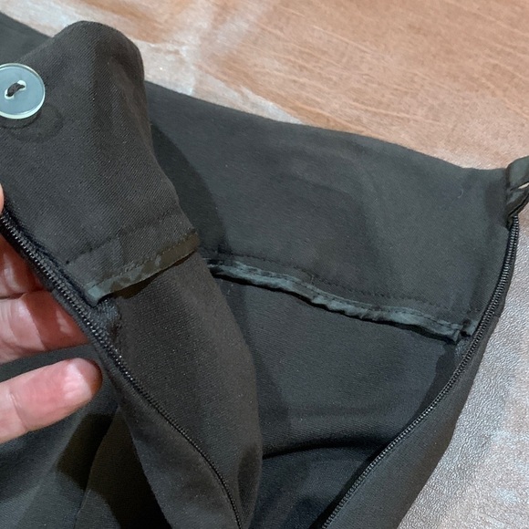 Coldwater Creek Dark Brown A Line Midi Skirt Womens Sz 10 - Picture 6 of 10